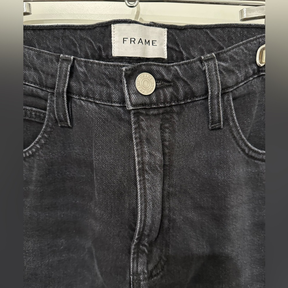Frame Jeans Le High n Tight Tapered black size 28 - Picture 3 of 7